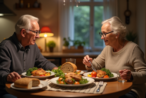 Repas du soir pour personnes âgées : idées équilibrées et faciles à préparer