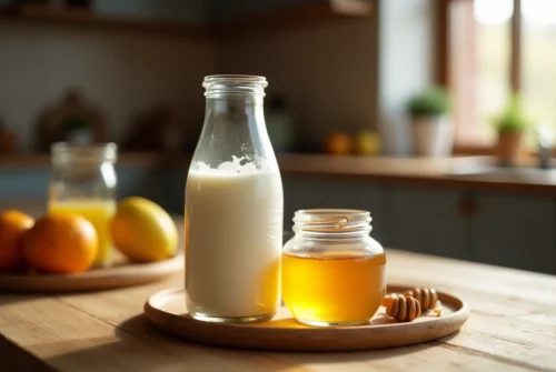 Les bienfaits du lait et du miel pour soulager les maux de gorge