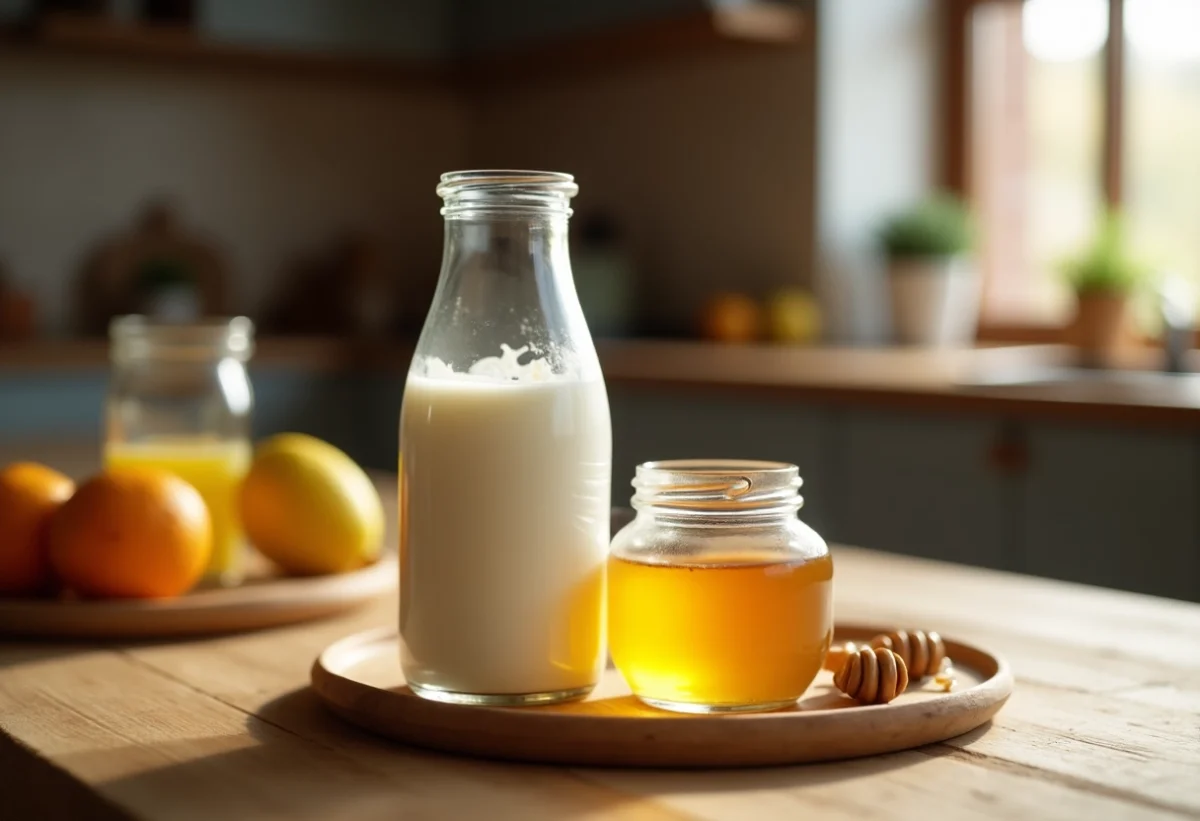 Les bienfaits du lait et du miel pour soulager les maux de gorge